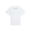 Camisola de manga curta com estampado, branca 612965TJVL59040