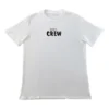 Camisola de manga curta com estampado para homem da Balenciaga, branca, 620941TIV749040