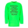 Camisola de manga curta com estampado SS21 para homem, verde 641667TJVI34162