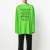 Camisola de manga curta com estampado SS21 para homem, verde 641667TJVI34162