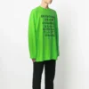 Camisola de manga curta com estampado SS21 para homem, verde 641667TJVI34162