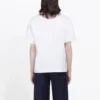 Camisola de manga curta com gola redonda e estampado «BB Paris» da Balenciaga para homem, versão retro, branca 594579TGV609000