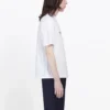 Camisola de manga curta com gola redonda e estampado «BB Paris» da Balenciaga para homem, versão retro, branca 594579TGV609000