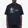 Camisola de manga curta com gola redonda e logótipo estampado Balenciaga x WFP 1.ª geração para homem, preta 612966THV841000