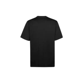 Camisola de manga curta com logótipo Balenciaga para homem, preta, 556150TYK281000