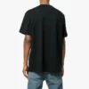 Camisola de manga curta com logótipo Balenciaga para homem, preta, 556150TYK281000