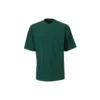 Camisola de manga curta com logótipo Balenciaga para homem, verde, 570805THV803230