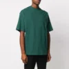 Camisola de manga curta com logótipo Balenciaga para homem, verde, 570805THV803230