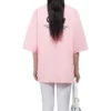 Camisola de manga curta com logótipo da equipa, rosa/vermelho 620941TIVG91900