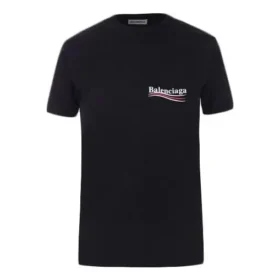 Camisola de manga curta com logótipo em letras, preta 612964TIV521070 Camisola de manga curta com logótipo em letras, preta 612964TIV521070