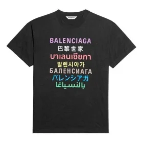 Camisola de manga curta com logótipo estampado «Preto» 612965TJVI32771