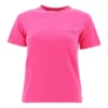 Camisola de manga curta com logótipo retro pequeno, cor-de-rosa 570796TBV435630
