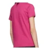 Camisola de manga curta com logótipo retro pequeno, cor-de-rosa 570796TBV435630
