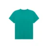 Camisola de manga curta, estilo retro, com logótipo impresso na banda, verde 612965TIV473640
