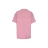 Camisola de manga curta folgada com logótipo alfabético «Pink» 612965TIVG55700