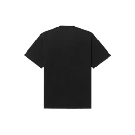 Camisola de manga curta masculina Balenciaga com estampa da banda alemã Rammstein, preta 651795TLV511000 Camisola de manga curta masculina Balenciaga com estampa da banda alemã Rammstein, preta 651795TLV511000