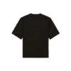Camisola de manga curta masculina Balenciaga com estampado alfabético e gola redonda, preta, 620969TIV501070