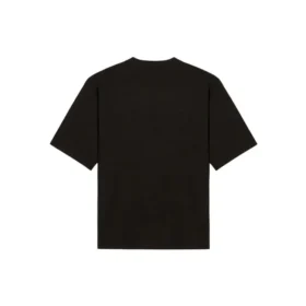 Camisola de manga curta masculina Balenciaga com estampado alfabético e gola redonda, preta, 620969TIV501070 Camisola de manga curta masculina Balenciaga com estampado alfabético e gola redonda, preta, 620969TIV501070