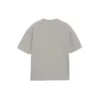Camisola de manga curta masculina Balenciaga com logótipo BB impresso, cinzenta 544271TCV251300