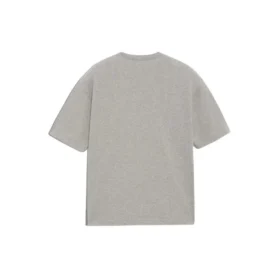 Camisola de manga curta masculina Balenciaga com logótipo BB impresso, cinzenta 544271TCV251300 Camisola de manga curta masculina Balenciaga com logótipo BB impresso, cinzenta 544271TCV251300