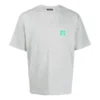 Camisola de manga curta para homem Balenciaga com logótipo no peito, cinzenta 594579THV631300