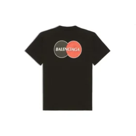 Camisola de manga curta preta com logótipo impresso, estilo retro, corte justo e pequeno 612964TIV791000 Camisola de manga curta preta com logótipo impresso, estilo retro, corte justo e pequeno 612964TIV791000