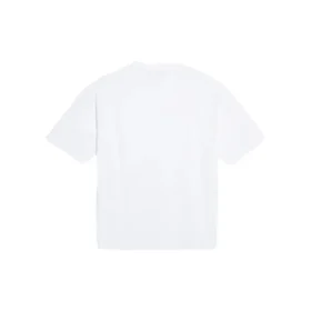 Camisola de manga curta retro masculina Balenciaga com logótipo estampado e retrato da banda, branca 612966TIV479000 Camisola de manga curta retro masculina Balenciaga com logótipo estampado e retrato da banda, branca 612966TIV479000