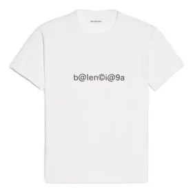 Camisola de manga curta Symbolic, corte justo, Branca 612964TIV509040