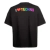 Camisola de manga curta Tech Unissexo Preto 556133TDV201000