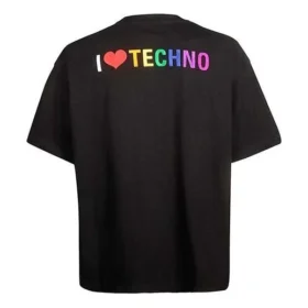 Camisola de manga curta Tech Unissexo Preto 556133TDV201000 Camisola de manga curta Tech Unissexo Preto 556133TDV201000
