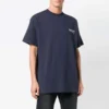 Camisola de manga curta unissexo com padrão de logótipo, azul-marinho 556150TAV444128