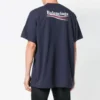 Camisola de manga curta unissexo com padrão de logótipo, azul-marinho 556150TAV444128