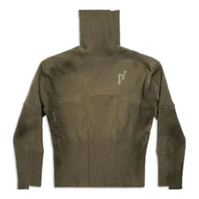Camisola de meias recicladas «Dark Green» 768686T71932525