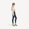 Camisola híbrida para mulher em azul-marinho/branco Camisola híbrida para mulher em azul-marinho/branco
