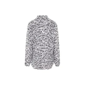 Camisola Minimal com Listras de Logótipo «Branco» 681812TML219040