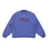 Camisola Oversized com Desenho à Mão da Political Campaign «Blue» 720428TNVE84119
