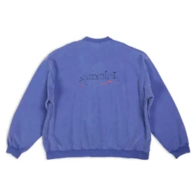 Camisola Oversized com Desenho à Mão da Political Campaign «Blue» 720428TNVE84119 Camisola Oversized com Desenho à Mão da Political Campaign «Blue» 720428TNVE84119