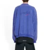 Camisola Oversized com Desenho à Mão da Political Campaign «Blue» 720428TNVE84119