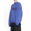 Camisola Oversized com Desenho à Mão da Political Campaign «Blue» 720428TNVE84119