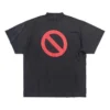 Camisola Oversized com o Forro à Vista da Série Bfrnd «Black Faded» 787358TQVG81083