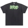 Camisola Oversized com o Forro à Vista da Série Bfrnd «Black Faded» 787358TQVG81083