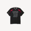 Camisola oversized masculina Balenciaga | colaboração com a NBA em preto/multicolorido