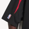 Camisola oversized masculina Balenciaga | colaboração com a NBA em preto/multicolorido