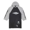 Camisola Raglan com Capuz e Estêncil 3B Oversized «Black» 790403TQVT51083