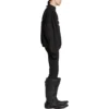 Camisola redonda desportiva com camadas «Preto Branco» 767860TPVF31070