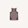 Camisola sem costuras de estilo «techwear» para mulher em cinzento-acastanhado/moka