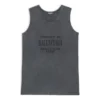 Camisola sem mangas folgada «Washed Black» 697880TMVI11055