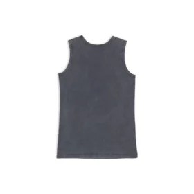 Camisola sem mangas folgada «Washed Black» 697880TMVI11055