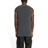 Camisola sem mangas folgada «Washed Black» 697880TMVI11055