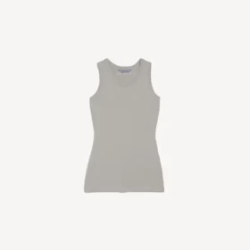 Camisola sem mangas para mulher em cinzento